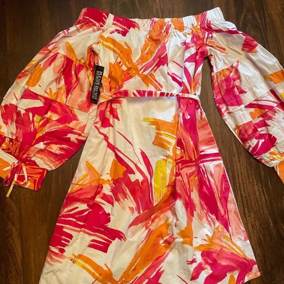 New York & Company Handbags - NWT NY & Co Flounce Sleeves Off The Shoulder Dress